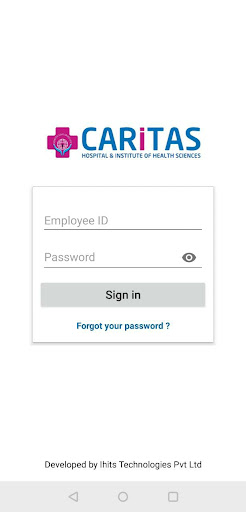 CARiTAS EM Portal Screen 2