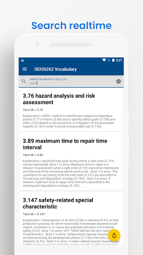 ISO26262 Vocabulary Screen 3