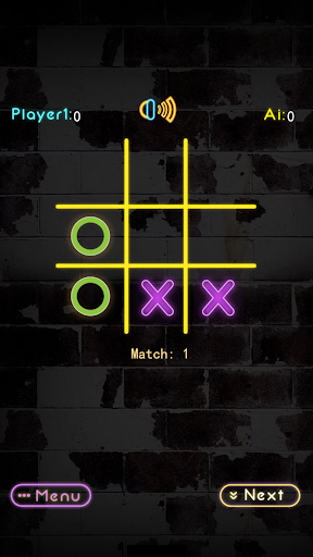 Tic Tac Toe Neon Screen 2