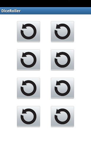 Android application Dice Roller screenshort