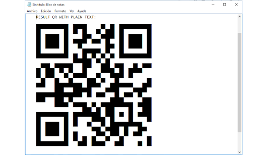 Qr2AsciiArt Screen 2