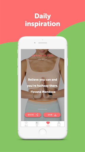 Screenshot of Simple Fit by Yovana Mendoza