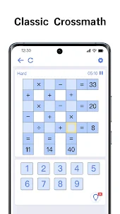Crossmath - Number Puzzle Game
