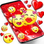 Cover Image of Unduh Emoji cinta wallpaper hidup 15.1 APK