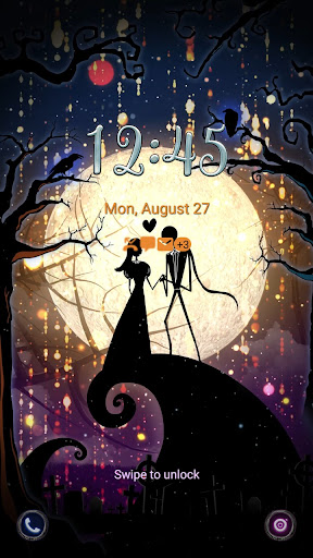 Lover In Dark Night- Wallpaper Screen 2