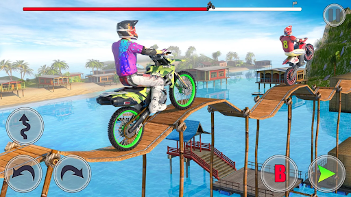 Tricky Bike Stunt Racing Games  screenshots 1