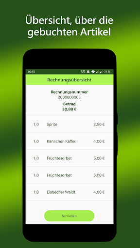 Android application PosBill Mobile - mobile Erweit screenshort