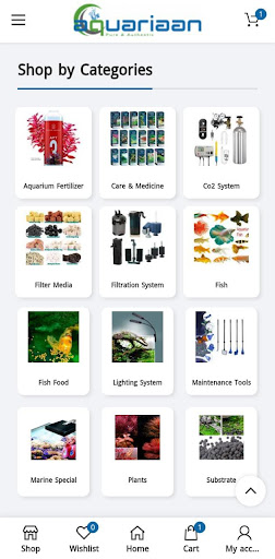 Android application Aquariaan screenshort