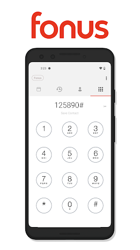 Android application Fonus: Borderless Data & Calls screenshort
