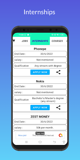 Now Crack It- Job updates Screen 3