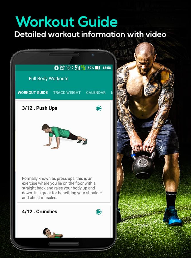 Android application FitMe: 7 Minutes Home Workouts screenshort