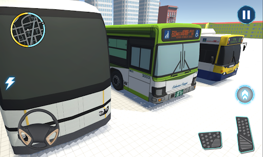Android application Bus driving simulator screenshort