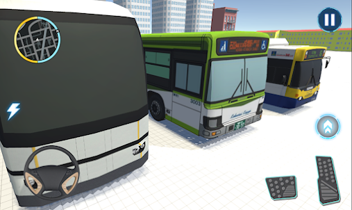 Bus driving simulator
