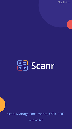 Android application Scanr - Scan, manage documents screenshort