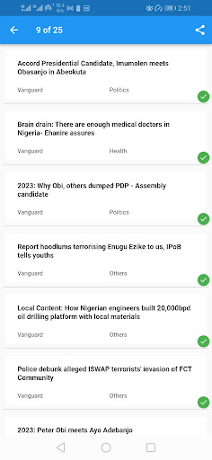 Daily Nigerian Headlines Screen 3