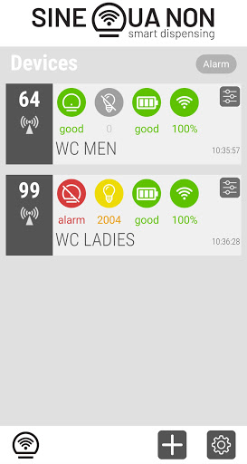 Android application Sinequanon - Smart dispensing screenshort