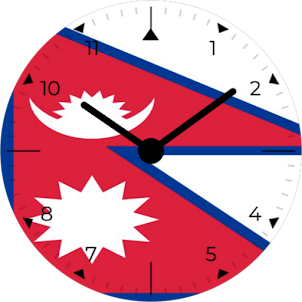 Nepal Analog Watch Face