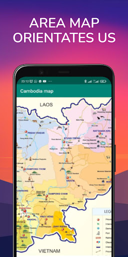 Cambodia map Screen 3