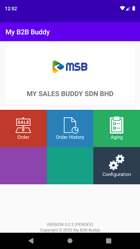 MyB2BBuddy Screen 2