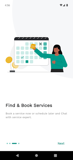 Usearch - Services on-demand Screen 2