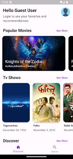 Android application TMDB - Movies App Showcase screenshort