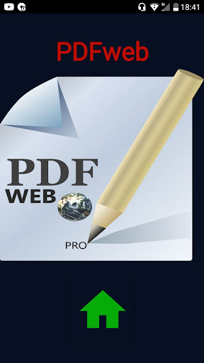 Android application PDF WEB screenshort