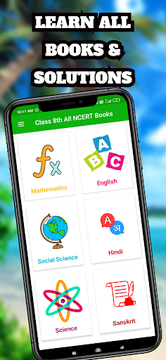 Android application Class 8 All NCERT Books screenshort
