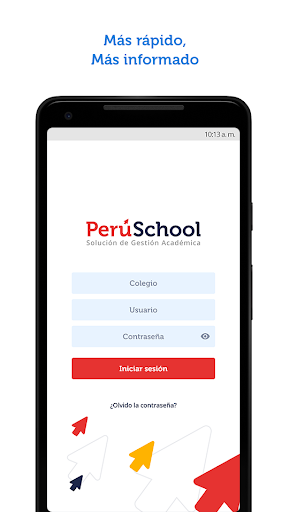 Android application PerúSchool screenshort
