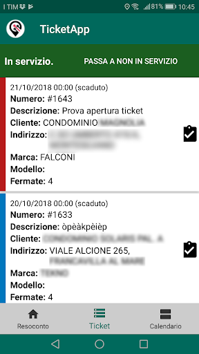 TicketApp Screen 2