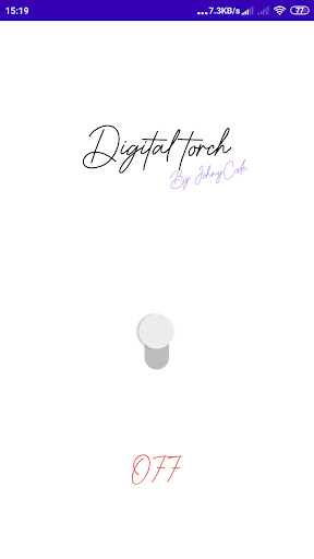 Android application Digital Torch screenshort