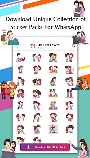 Love Couple Stickers for Whats