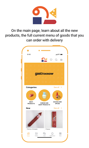 Android application Gastroknow screenshort