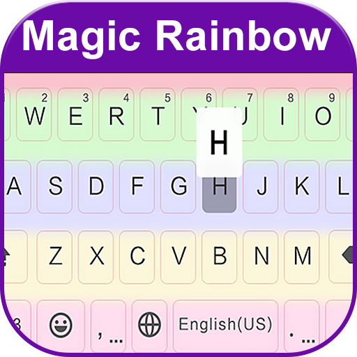 Magic Rainbow Keyboard Theme  Icon