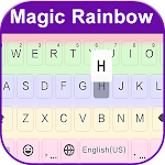 Magic Rainbow Keyboard Theme Apk