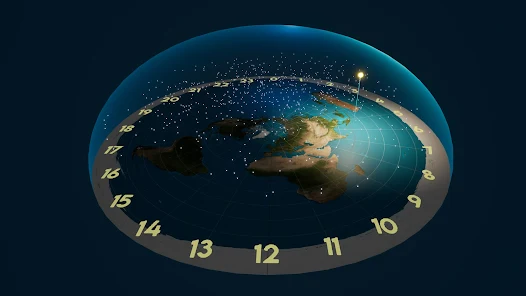Flat earth model sun discount
