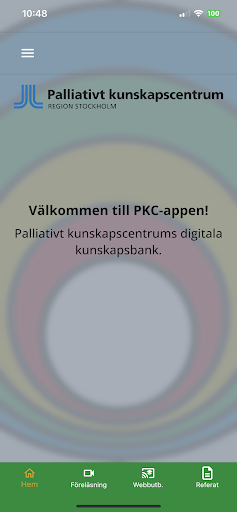 Android application PKC-appen screenshort