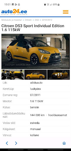 auto24.ee Screen 3