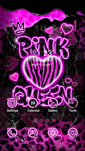Android application Pink Heart Queen - Wallpaper screenshort
