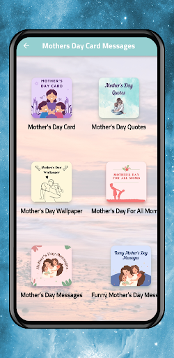 Android application Mothers Day Card Messages screenshort