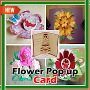 How to Make a Flower Pop-up Card  Icon