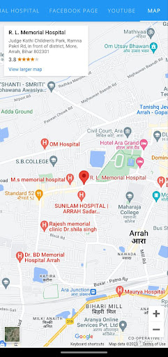Android application R. L. Memorial Hospital screenshort