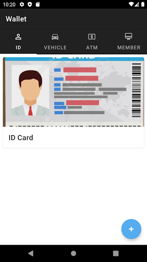 Android application Wallet screenshort