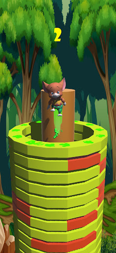 Helix Stack Jump: Jungle Mouse Screen 3