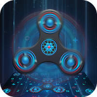 Animated Fidget Spinner Keyboard Theme