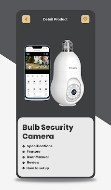 Bulb Security Camera App Guideのおすすめ画像1