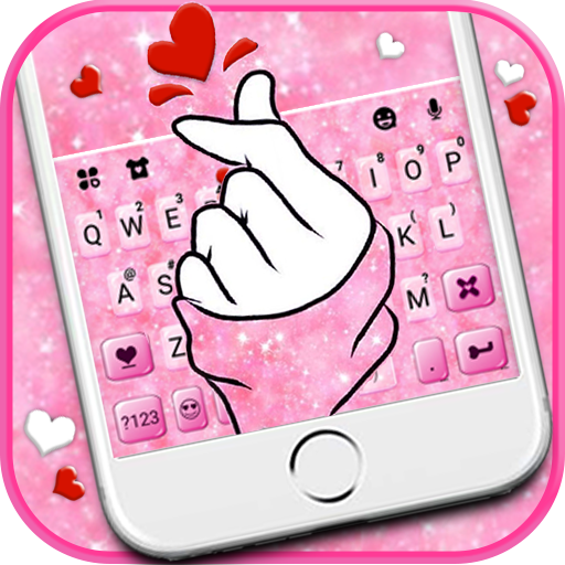 Romantic Hand Love Keyboard Th logo