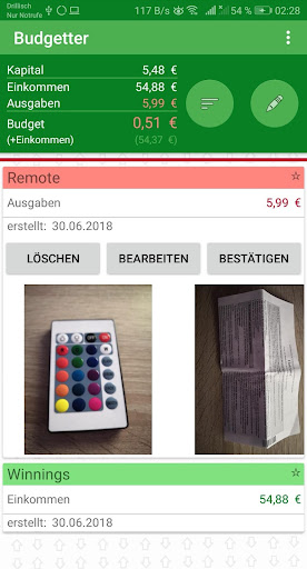 Budgetter - Budget Planer Screen 2