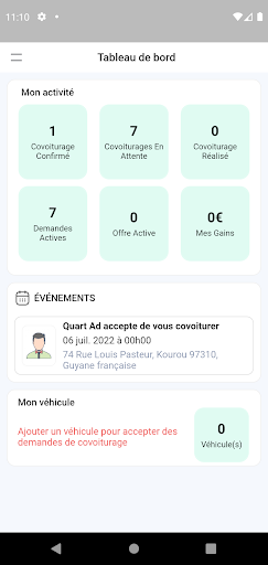 Android application AN NOU ALÉ screenshort