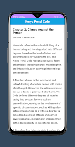 Kenya Penal Code
