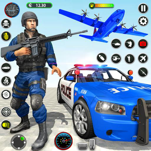 jogos reais de carros de polícia de mundo aberto: polícia